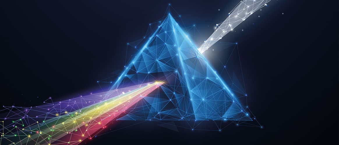Prism refraction
