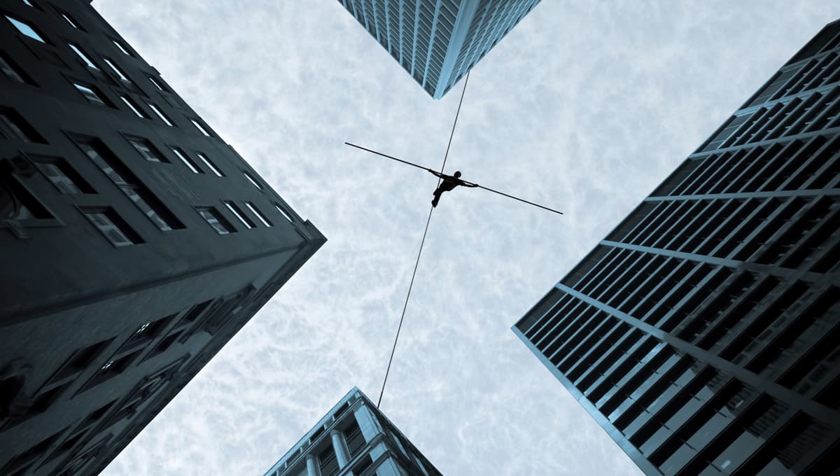 Walking on a tight rope