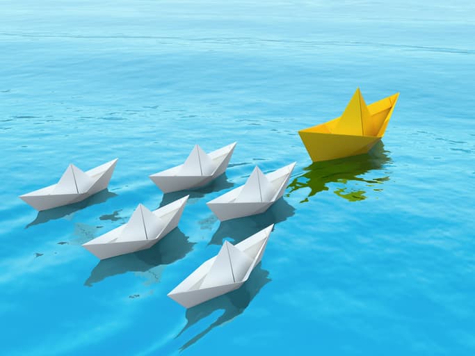 Leadership concept illustration.