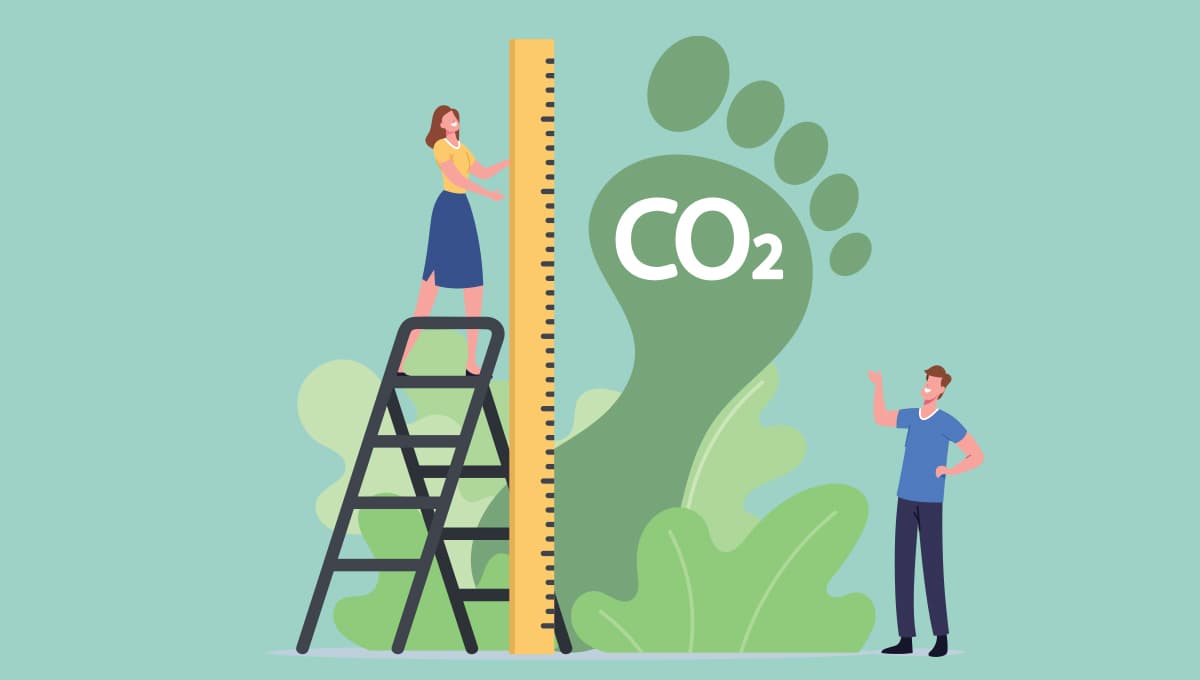 CO2 green carbon footprint