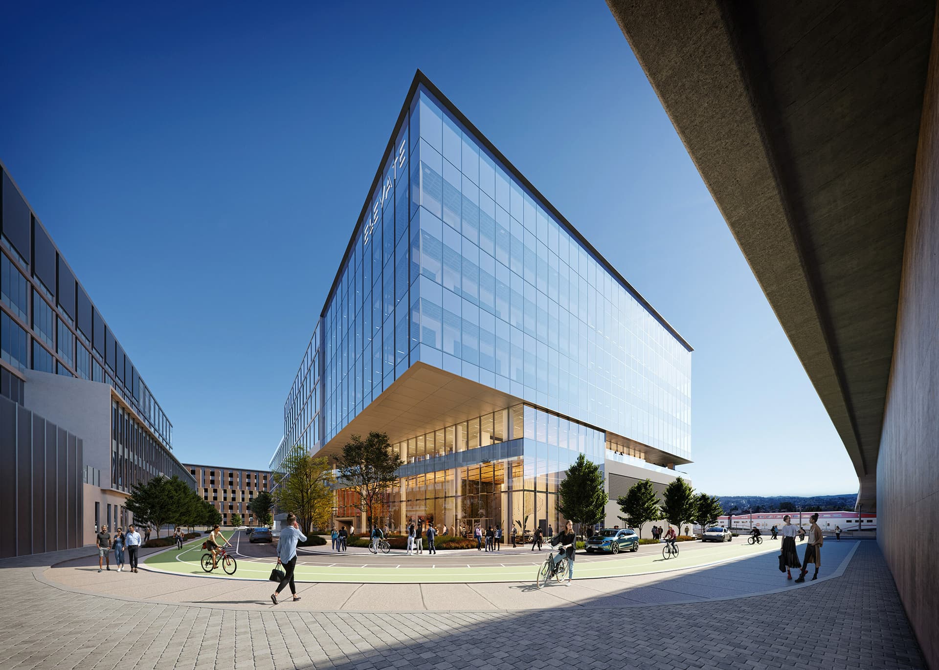 A rendering of Avia Labs in Millbrae, California.
