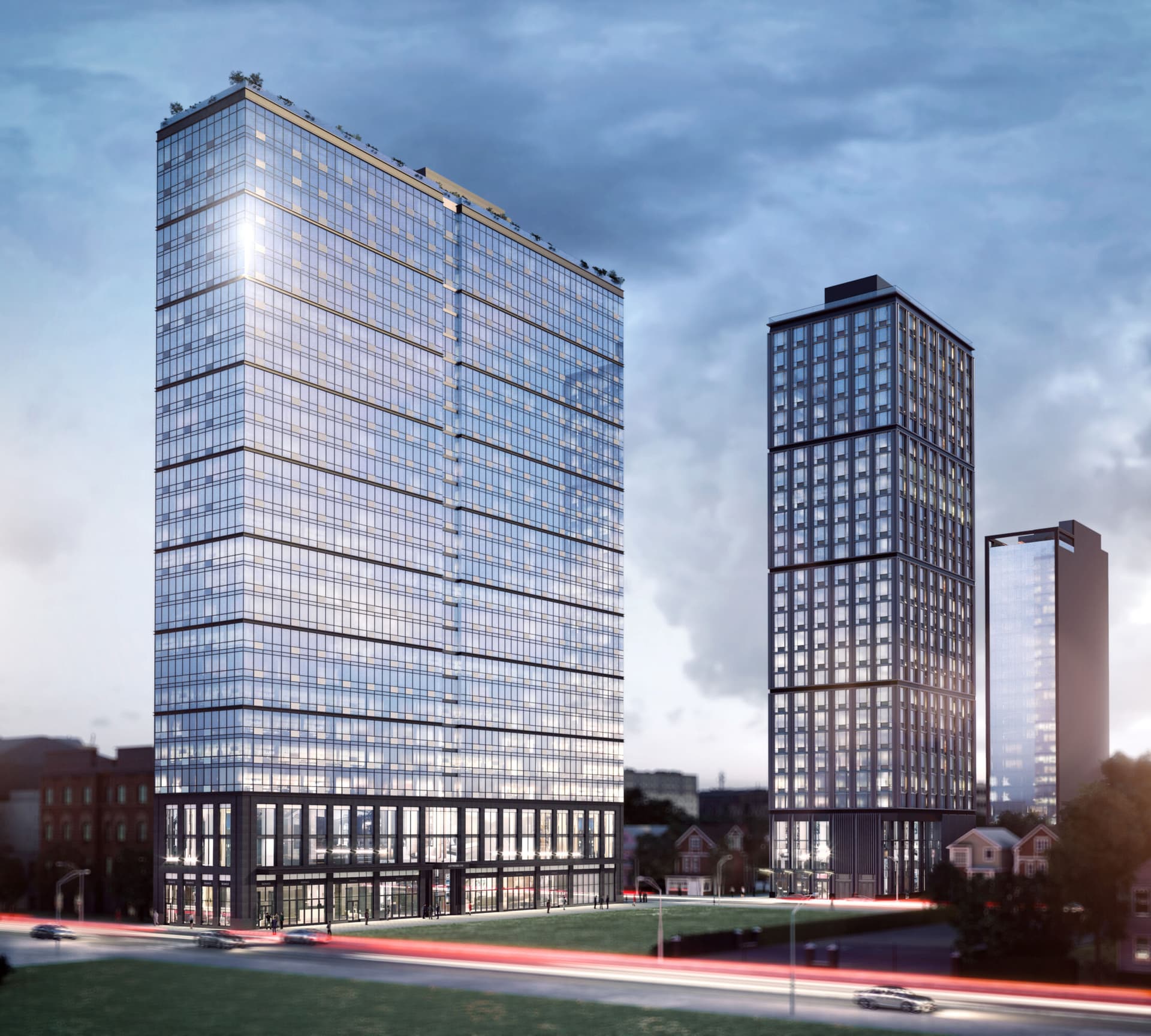 A rendering of the planned multifamily development at 618 Pavonia Avenue in Jersey City, New Jersey.