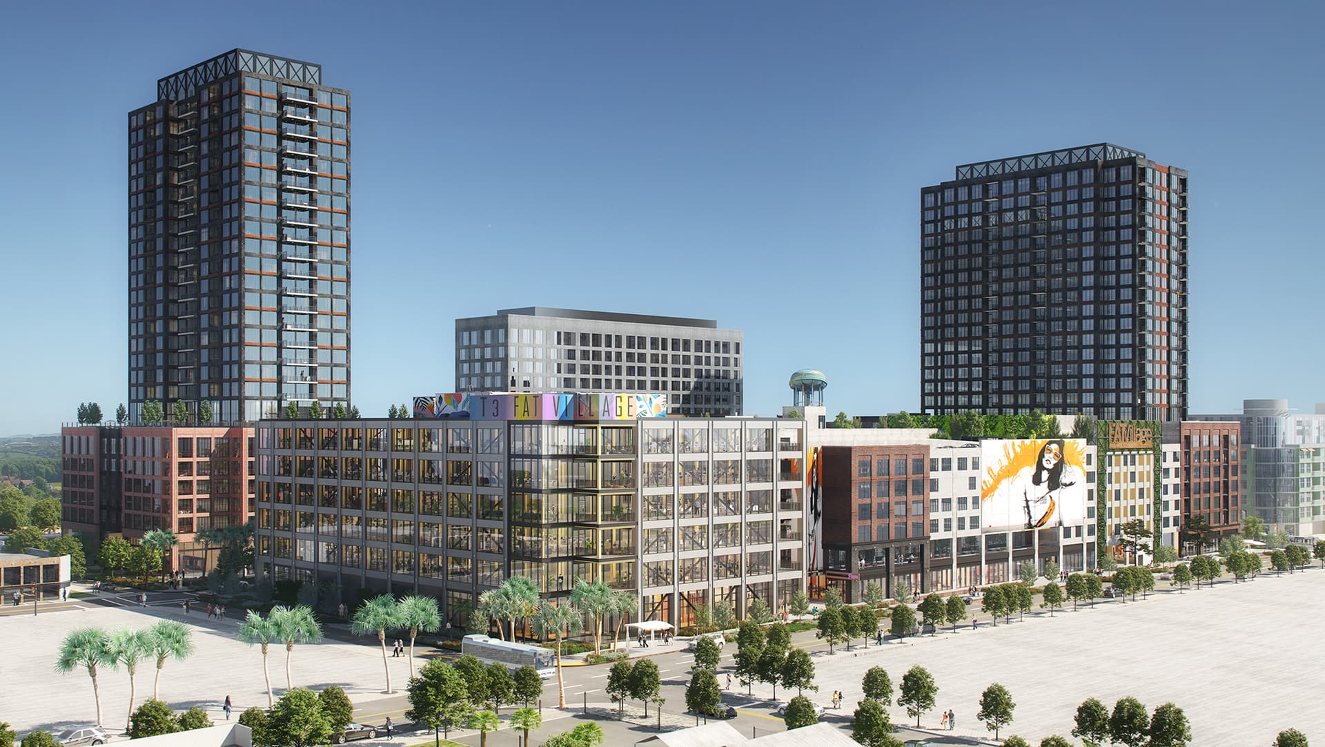 A rendering of Food Art Technology Village in Fort Lauderdale, Florida.