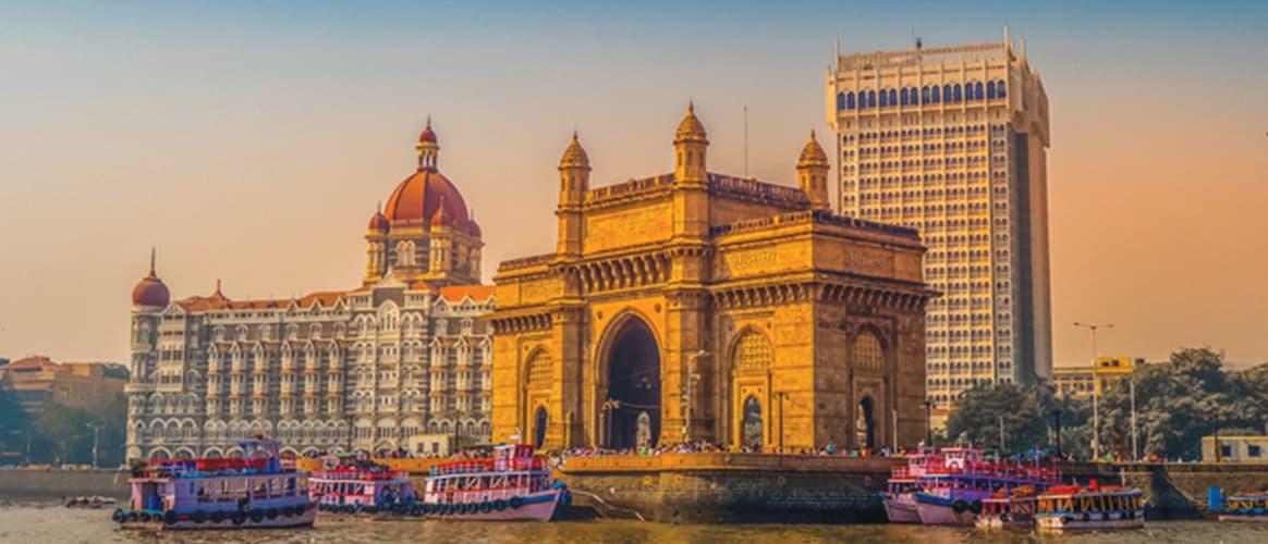 Buildings in Mumbai, India