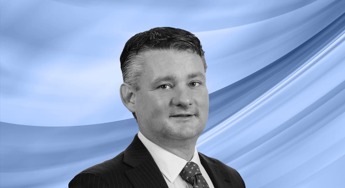 A portrait of Joel Pecoy, head of US real estate debt asset management at Barings.