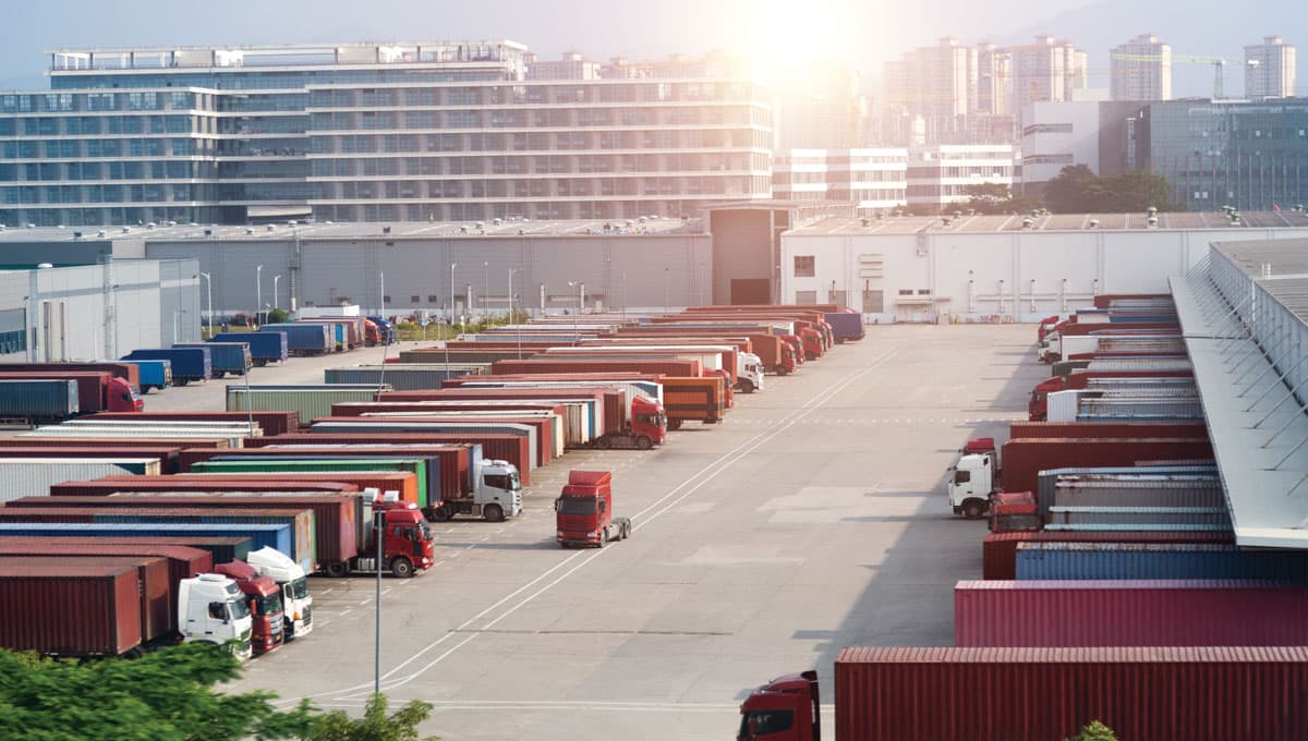 trucks dock, industrial, logistics, shipping, warehouse