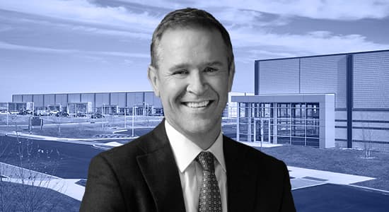 Peter Gordon of AllianceBernstein in front of Hampton Business District in Westhampton Beach, New York