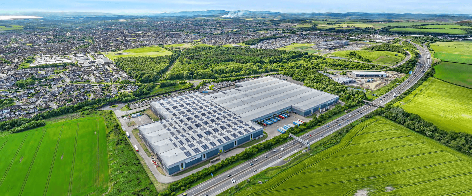 Amazon's Dunfermline fulfilment centre, Scotland