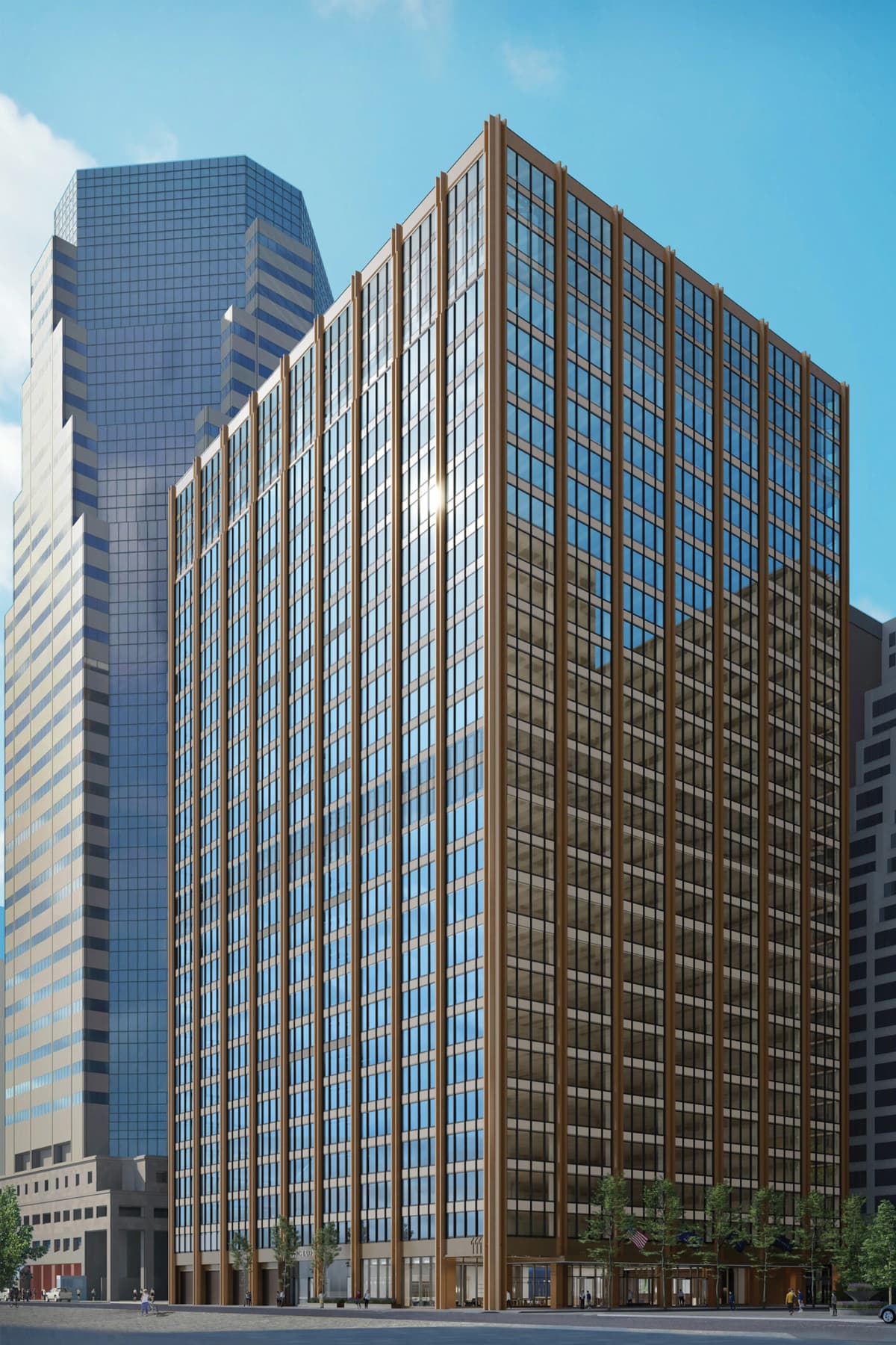 Image of the exterior of 111 Wall Street.