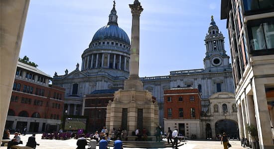 A photo of Paternoster Square