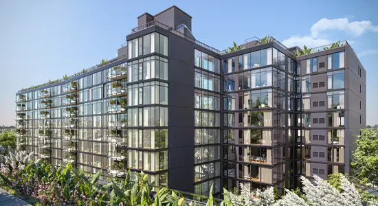 A rendering of 12 Halsey in Brooklyn, New York