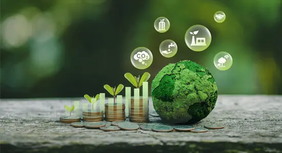green money and planet