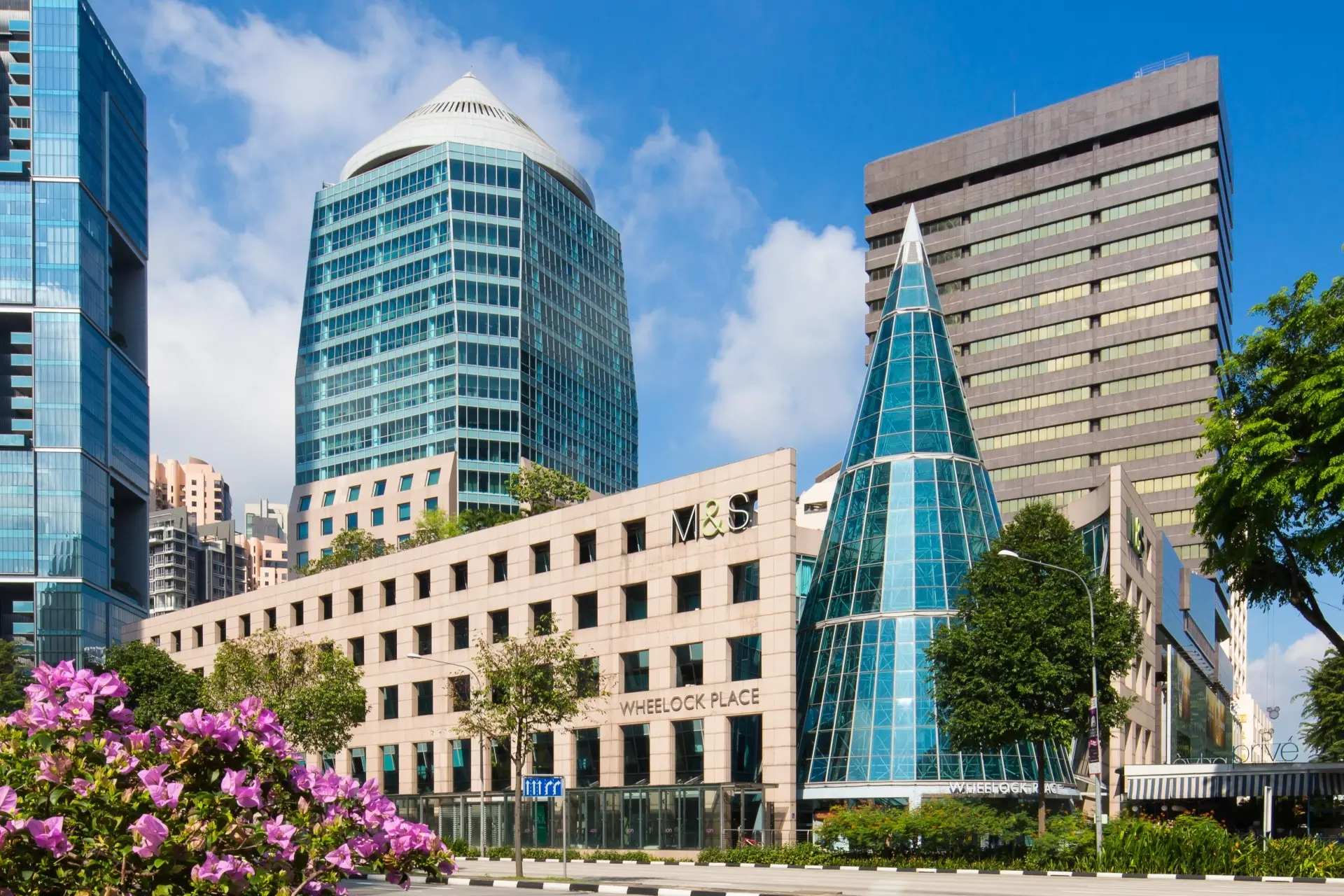 Image of Wheelock Place in Singapore.
