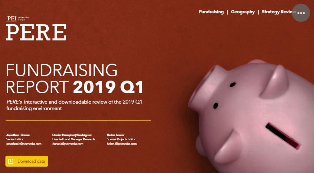 PERE Fundraising report Q1 2019