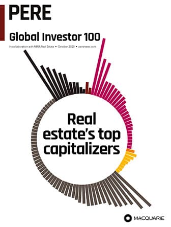 Cover of PERE's Global Investor 100 magazine