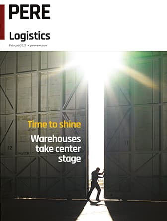 Cover of PERE Logistics magazine