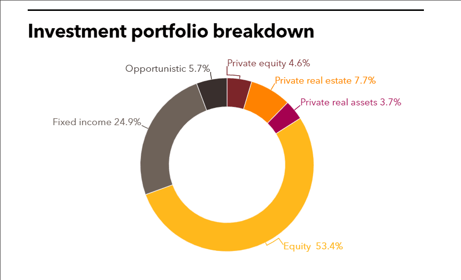 SDCERA full investment portfolio