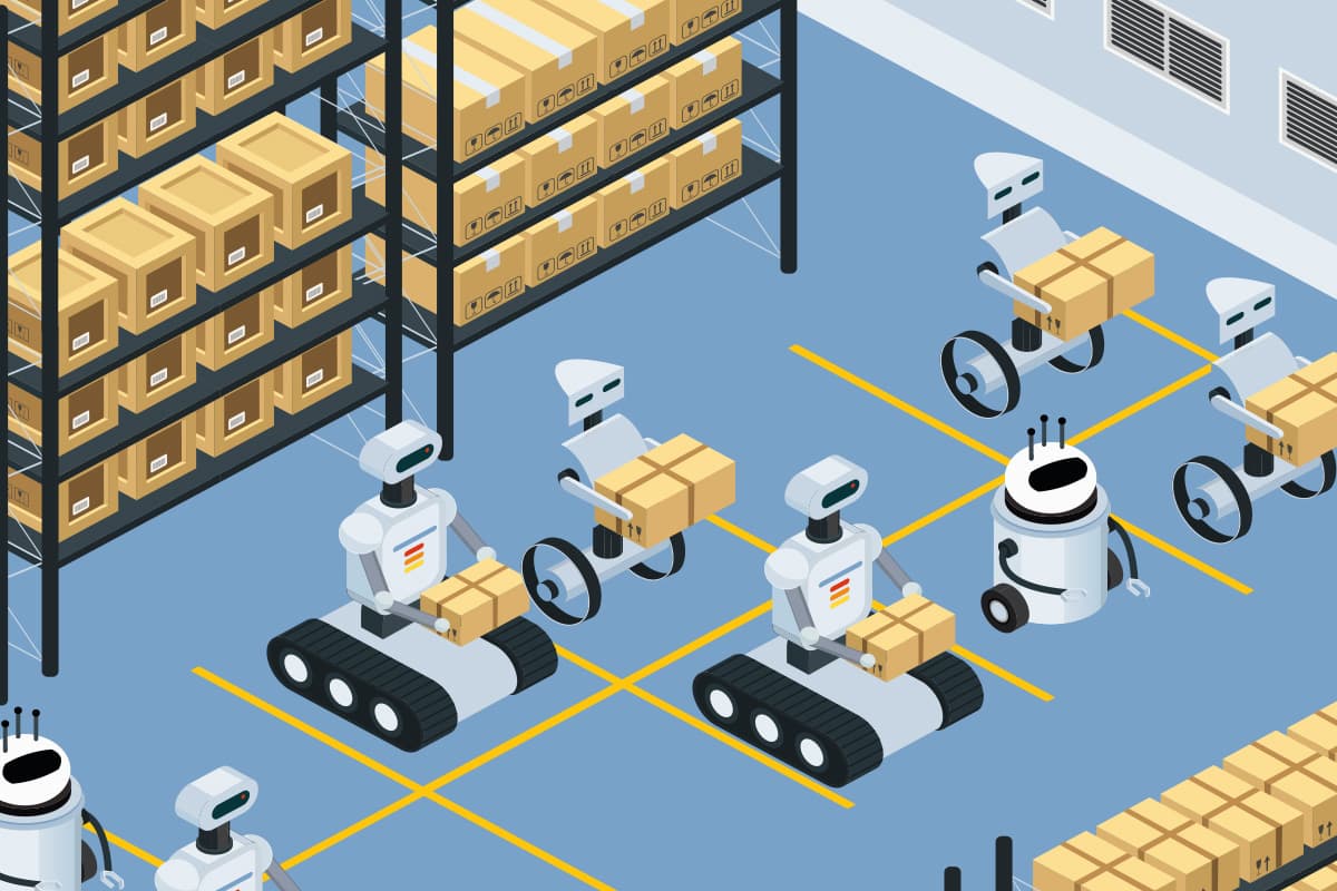 Robots warehouse