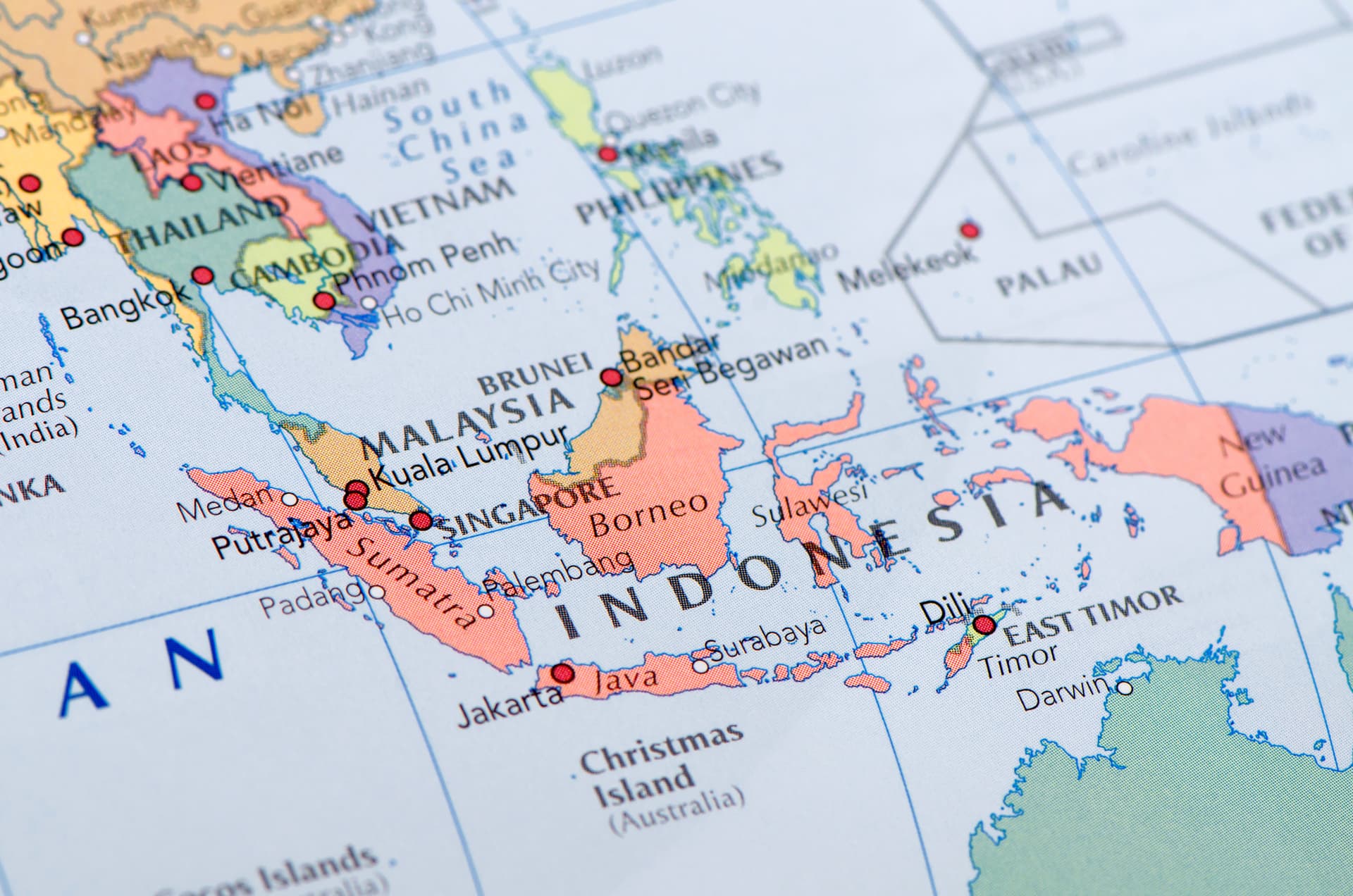 Southeast Asia Map- SEA