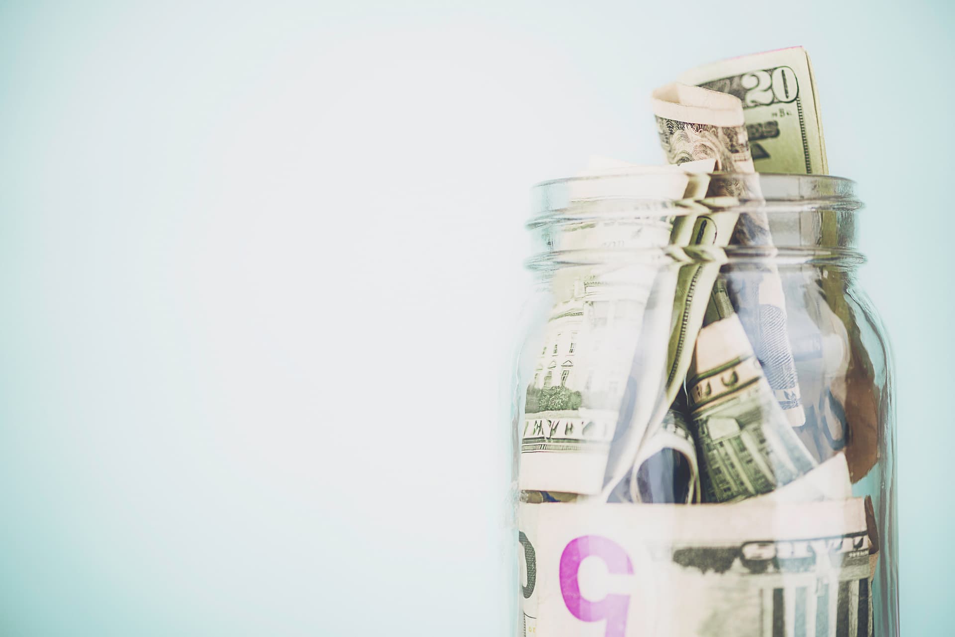 fundraising jar