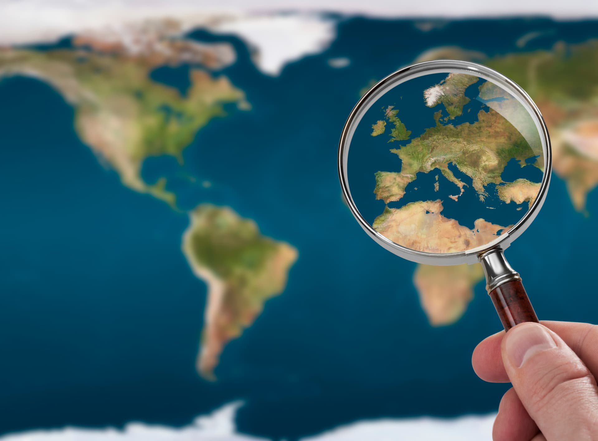 Europe under magnifying glas