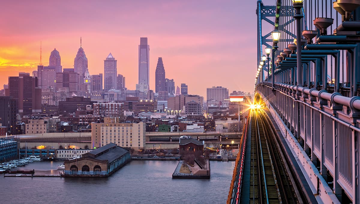 Image of the Philadelphia skyline.