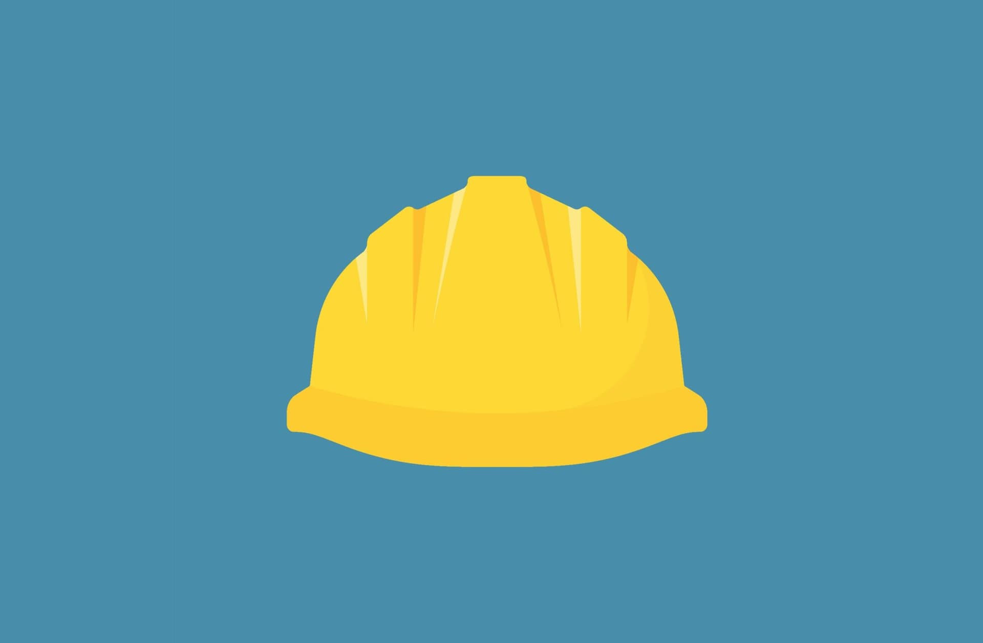 Image of a yellow hard hat.