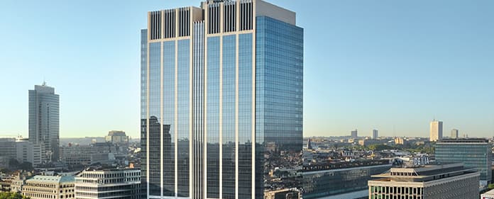 The Finance Tower in Brussels carousel crop