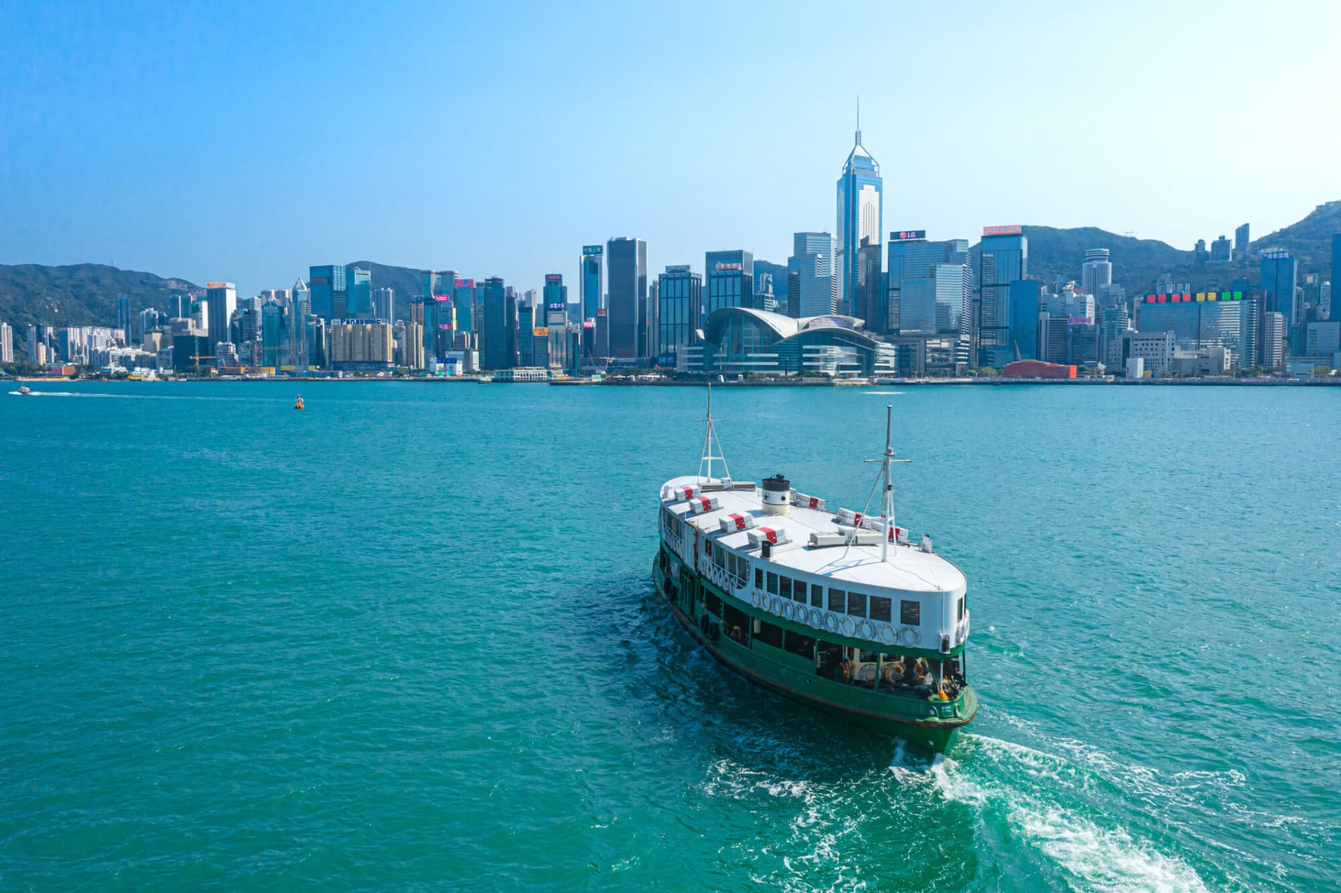 Ferry in Hong Kong