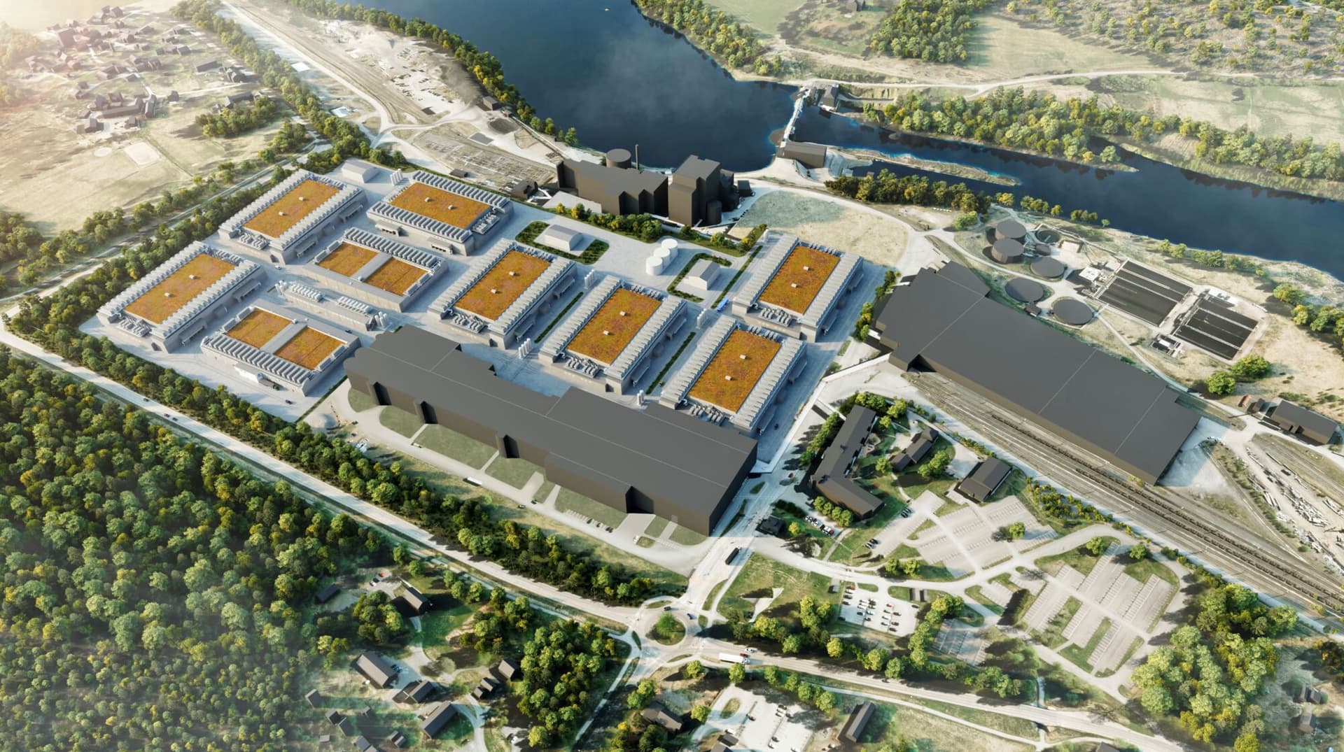 Borlänge campus, Sweden: EcoDataCenter plans to build 400MW of capacity at its newest site