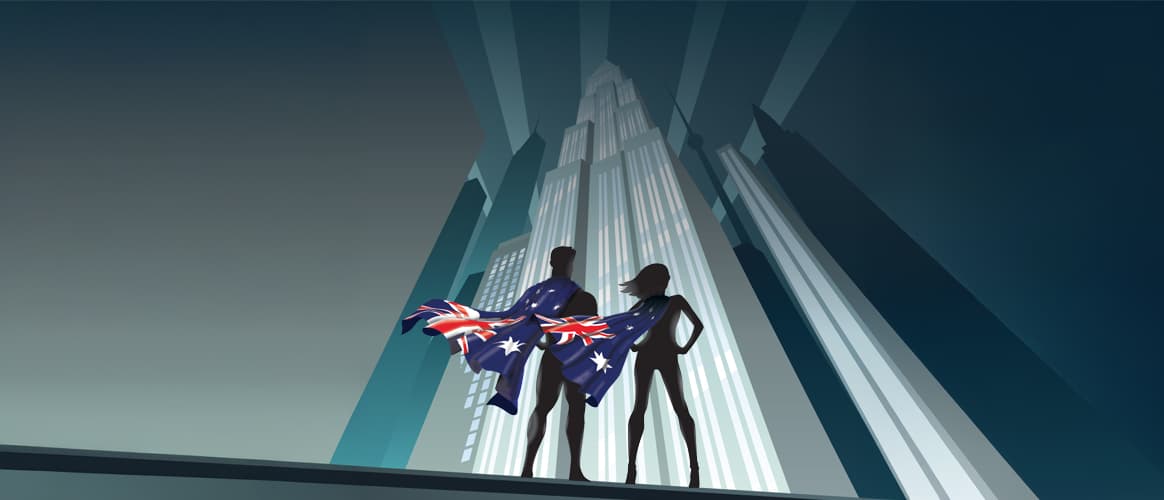 Australia australian superheroes real estate