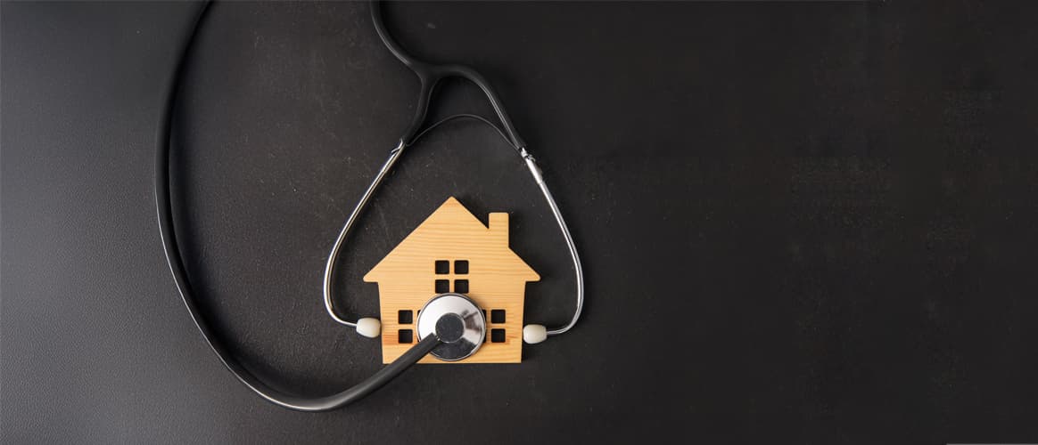 Stethoscope, house, medical, healthcare, homecare, pulse on real estate
