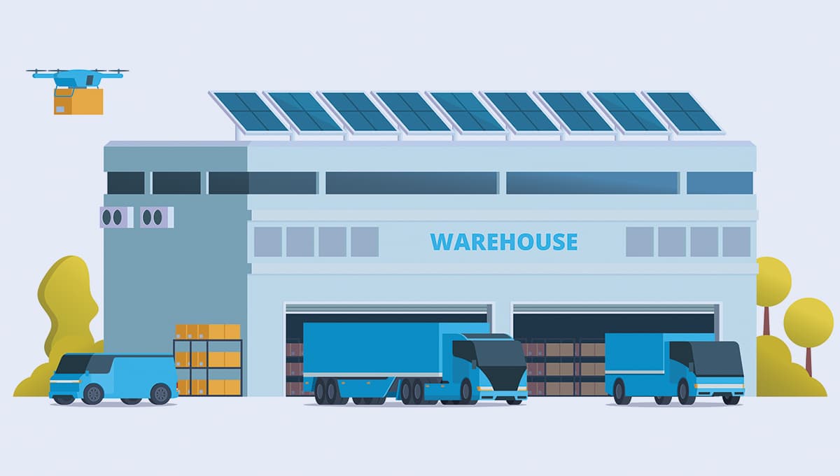 Warehouse. Logistics. Transportation. Delivery. T5