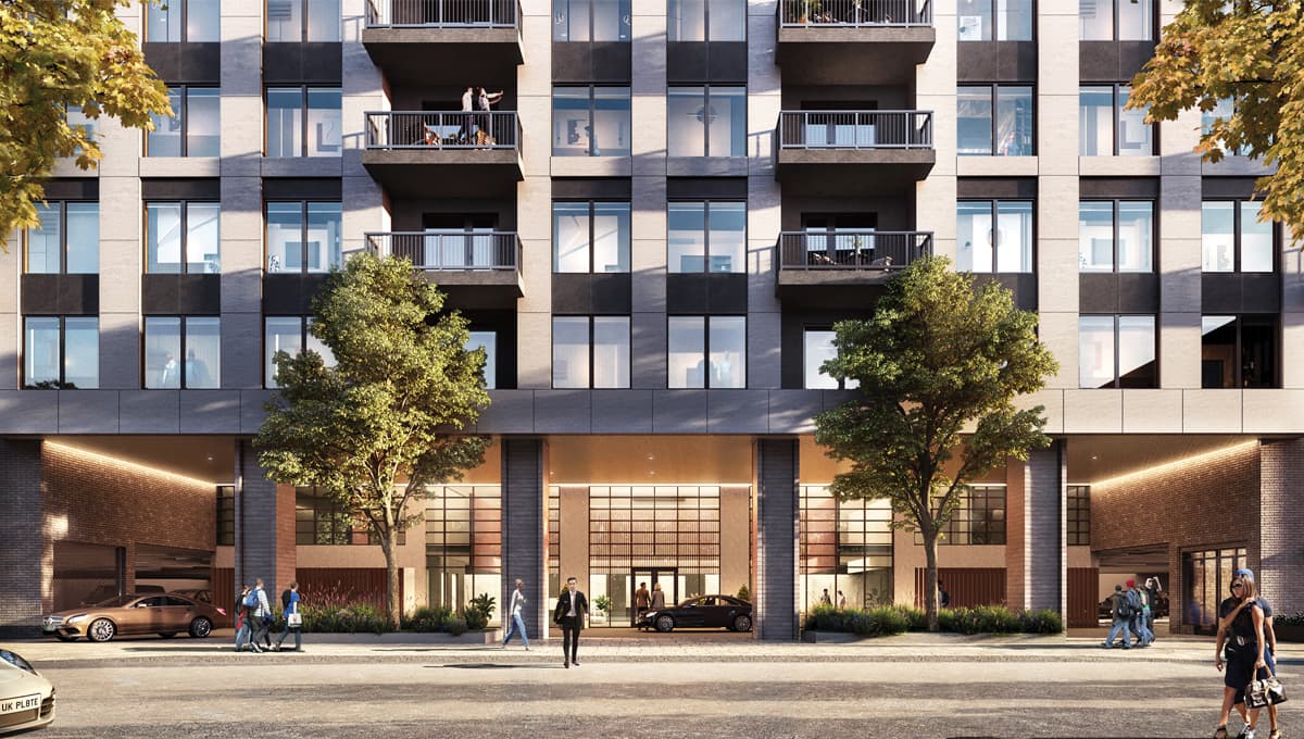 Rendering of 2910 North Arthur Ashe Boulevard.